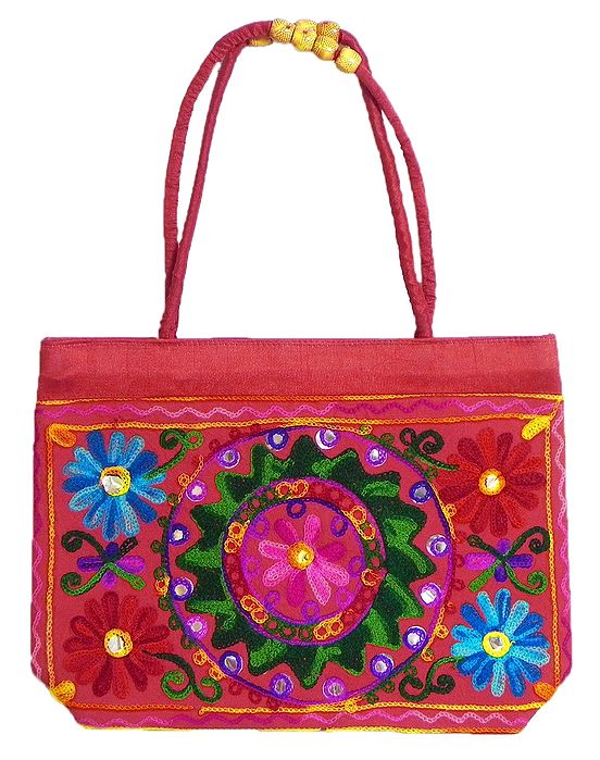 kashmiri work purse