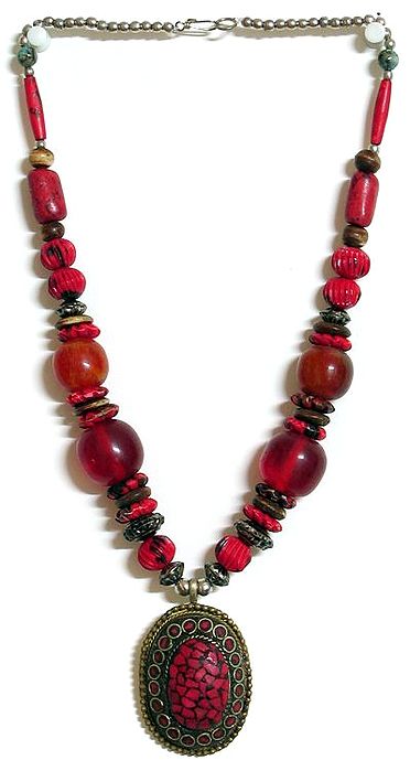 Ring of Fire - Red Bead Necklace